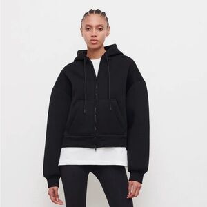 New Wardrobe NYC Black Bonded Hoodie Size Small